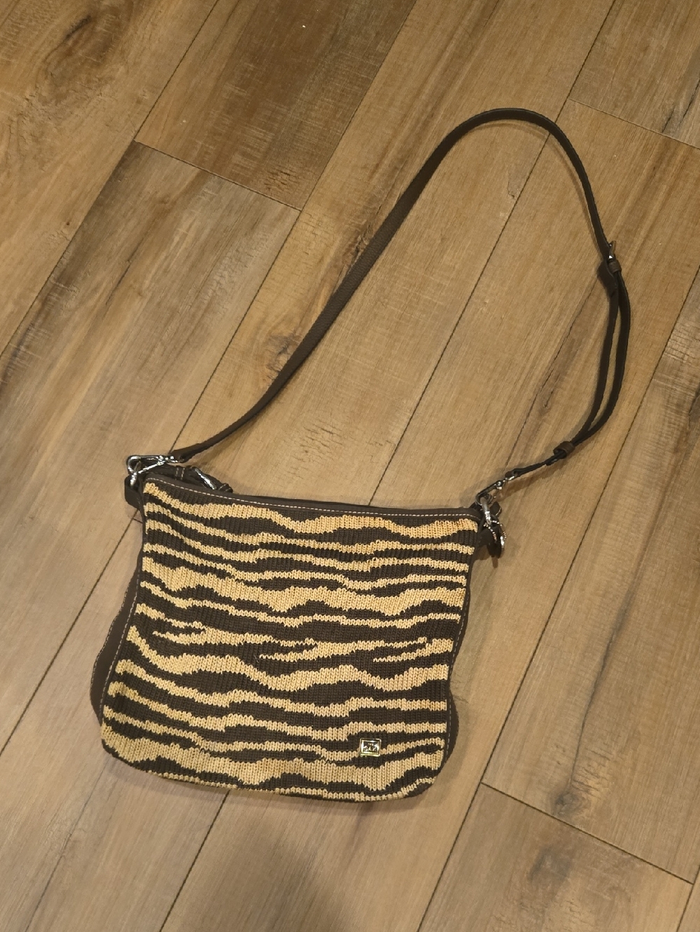 The Sak Knit Strip Bag Crossbody Bag
